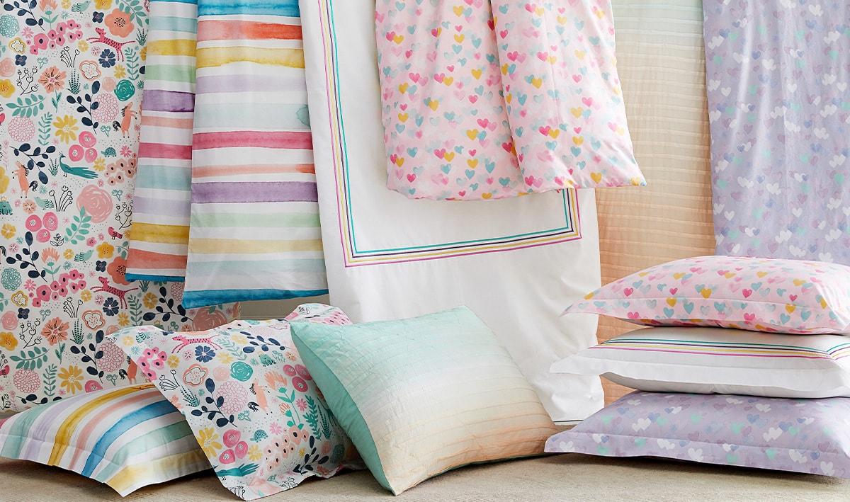 Colorful bedding suited for any child